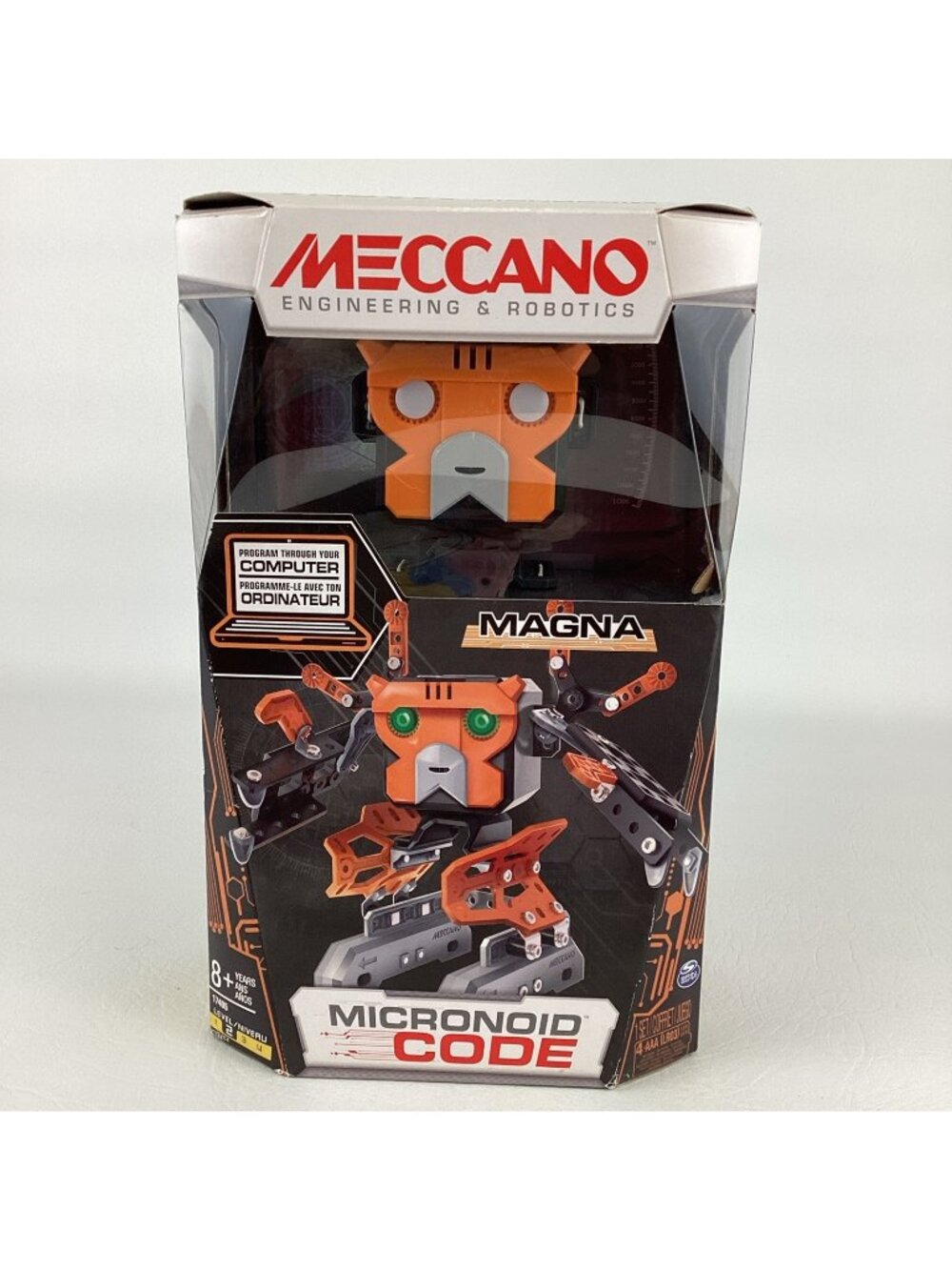 Meccano Engineering & Robotics Magna Micronoid Code Programmable Robot Build Kit